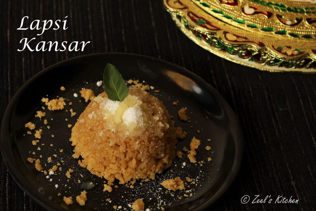 Traditional Gujarati Lapsi Recipe | Churma Lapsi | Kansar | Gujarati Sweet Pudding