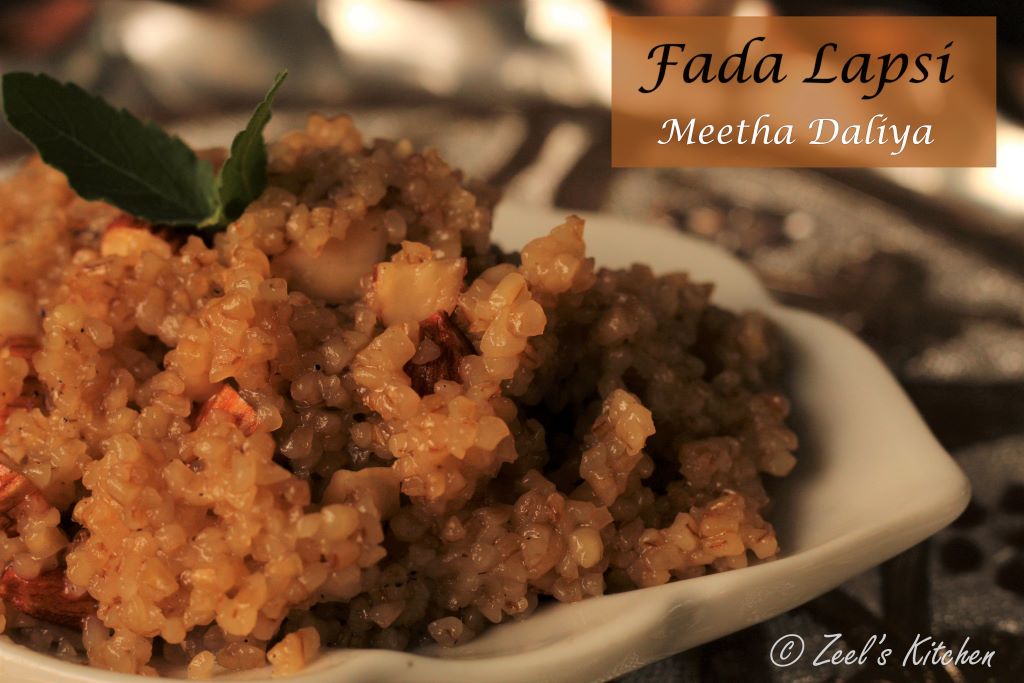 Fada Lapsi | Meetha Daliya | Broken Wheat dessert | Daliya Sheera Recipe