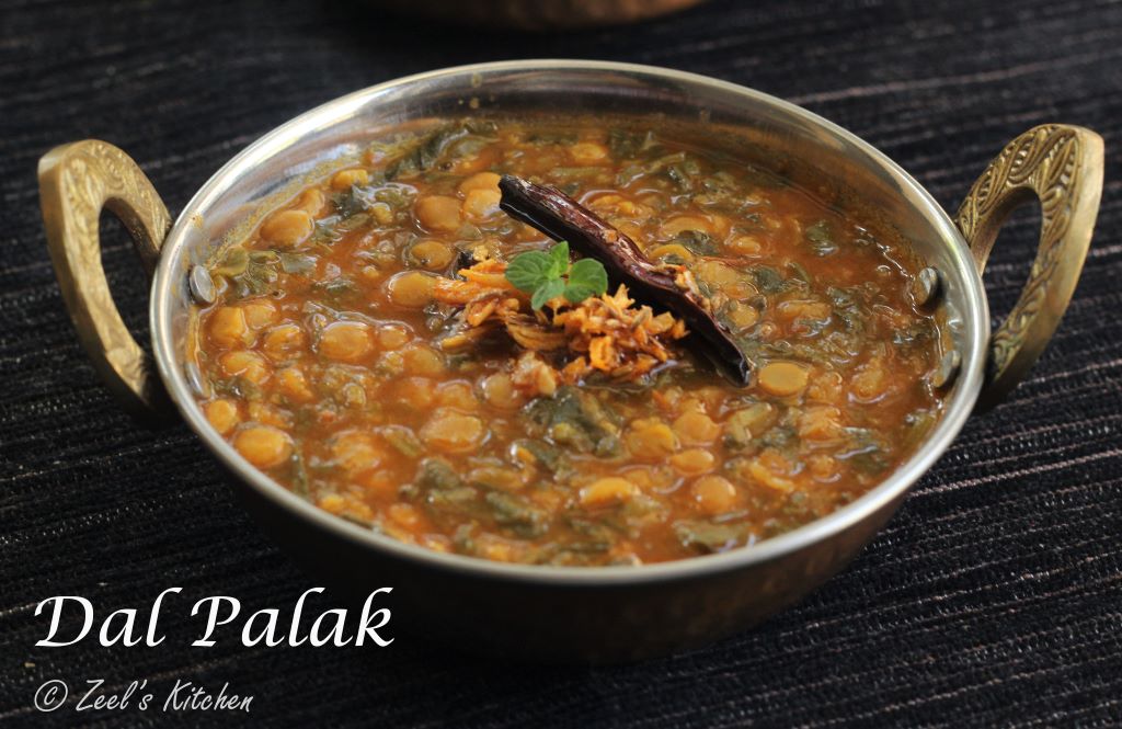 Dal Palak | Spinach Dal | Indian Spinach Lentil Curry Recipe