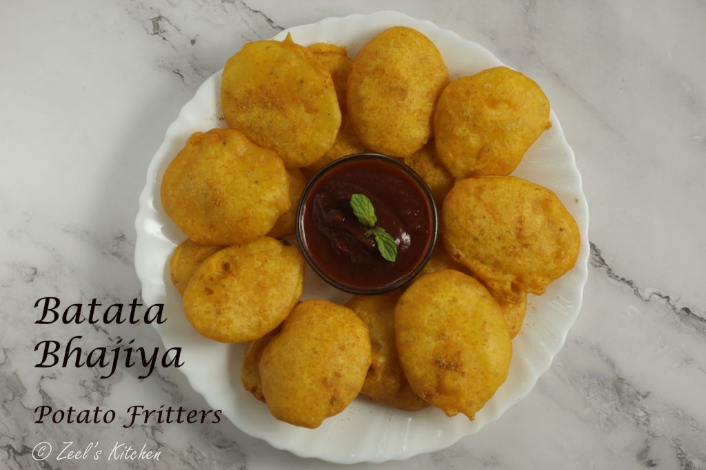 Batata Bhajiya Recipe | Potato Fritters Recipe