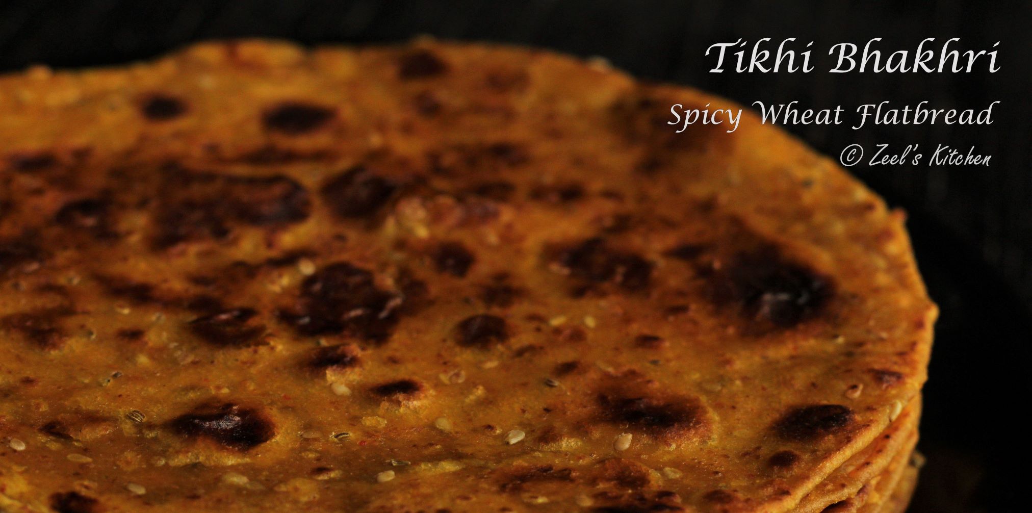 Tikhi Bhakhri | Masala Paratha | Spicy Whole Wheat Indian Flatbread Recipe