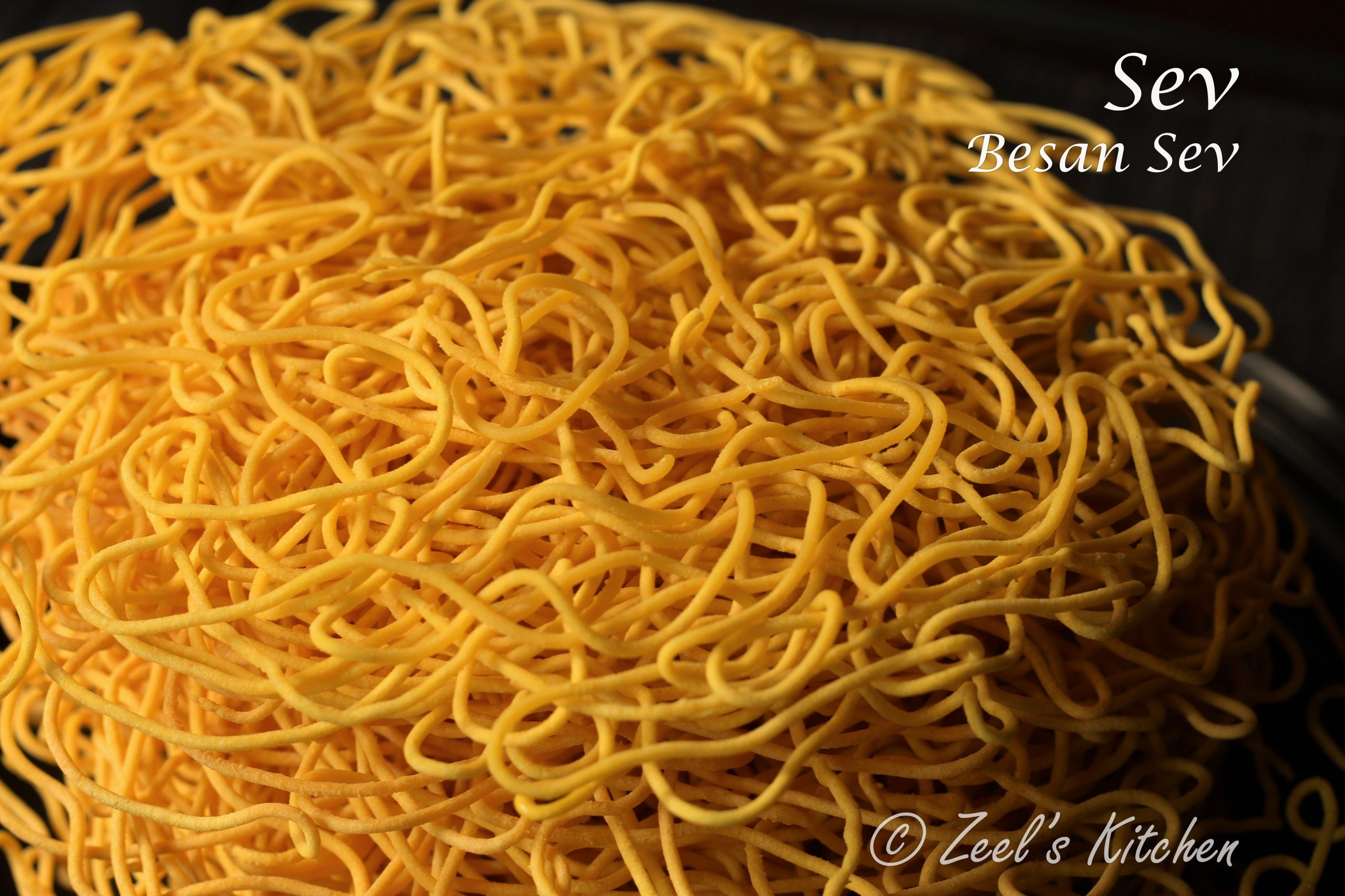 Sev | Besan Sev | Sev for Chaat recipe | Indian crispy noodle 