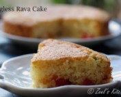 Eggless Rava Cake with whole wheat flour Eggless Semolina Cake