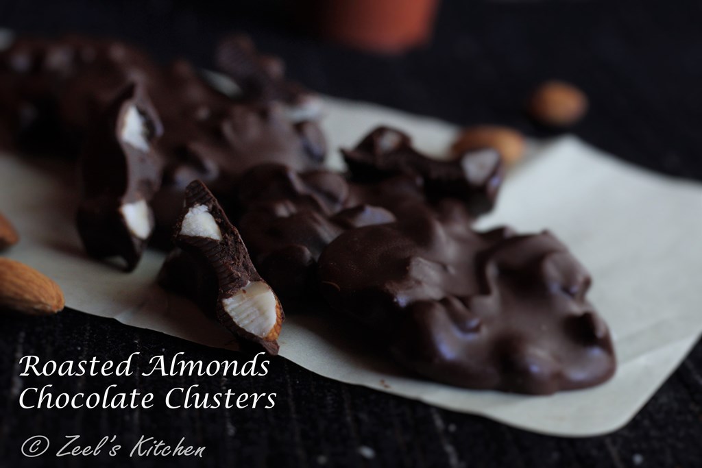 Roasted Almond Chocolate Clusters