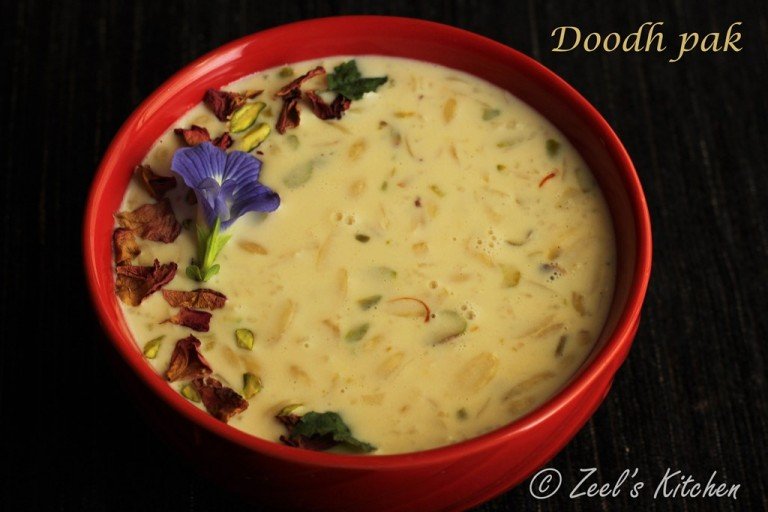 Doodh Pak Gujarati Dudhpak recipe Zeel's Kitchen