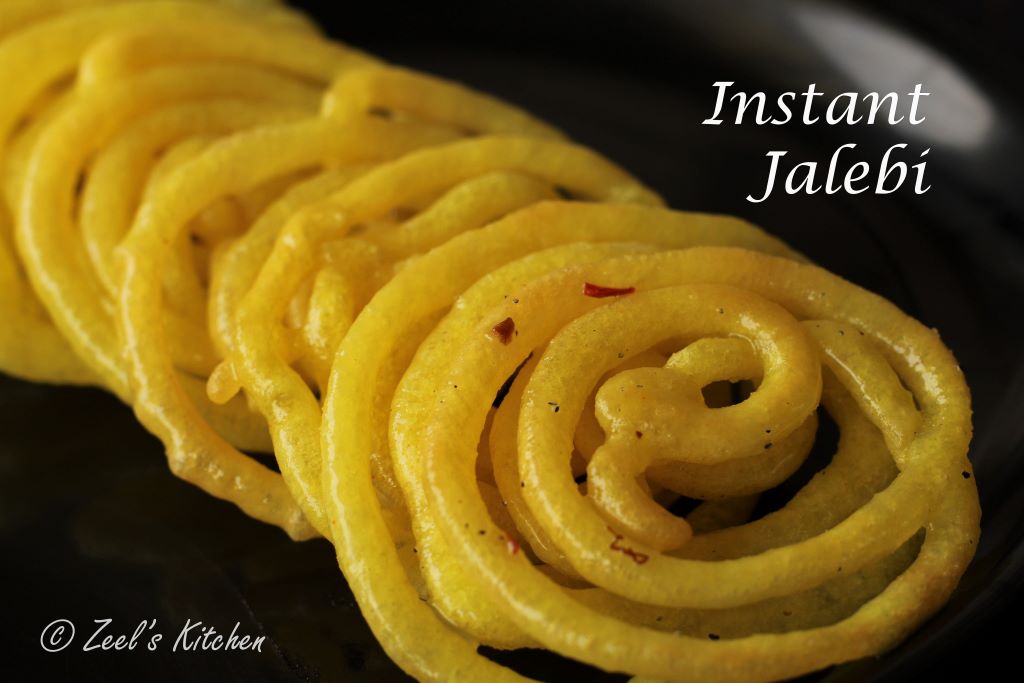 Instant Jalebi Recipe | No-fail Homemade Jalebi Recipe | Crispy Jalebi in 5 min Recipe 