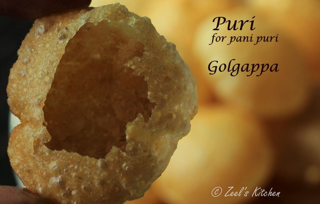 Puri for Panipuri Recipe | How to make puri for pani puri at home | Zeel’s Kitchen