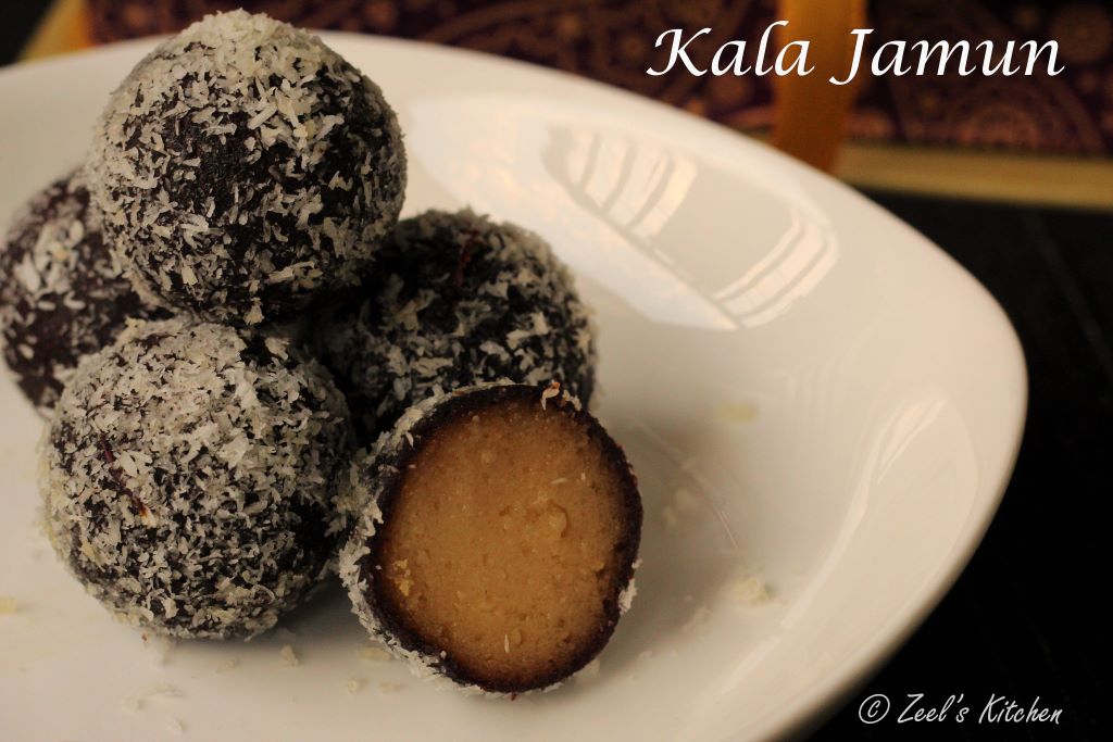 Kala Jamun | Kala Jam Recipe | Homemade Dry Kala Jamun recipe with Fresh Khoya (Milk Solids)