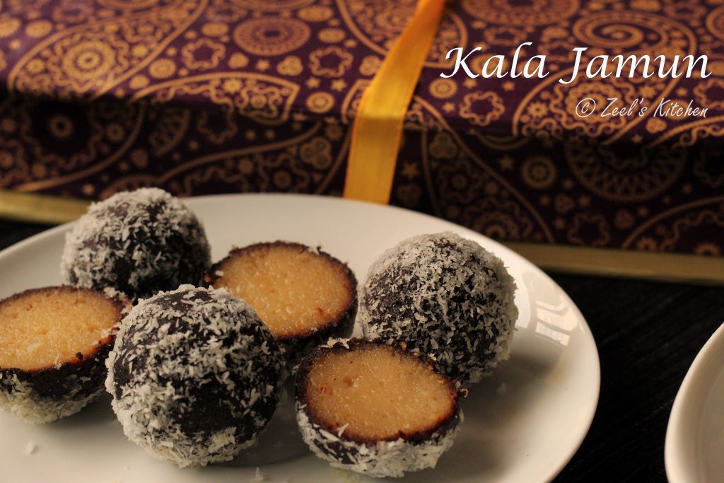 Kala Jamun | Kala Jam Recipe | Homemade Dry Kala Jamun recipe with Fresh Khoya (Milk Solids)