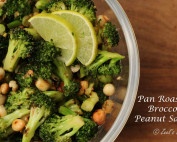 Pan Roasted Broccoli and Peanut Salad | Roasted Broccoli and Peanut Salad Recipe