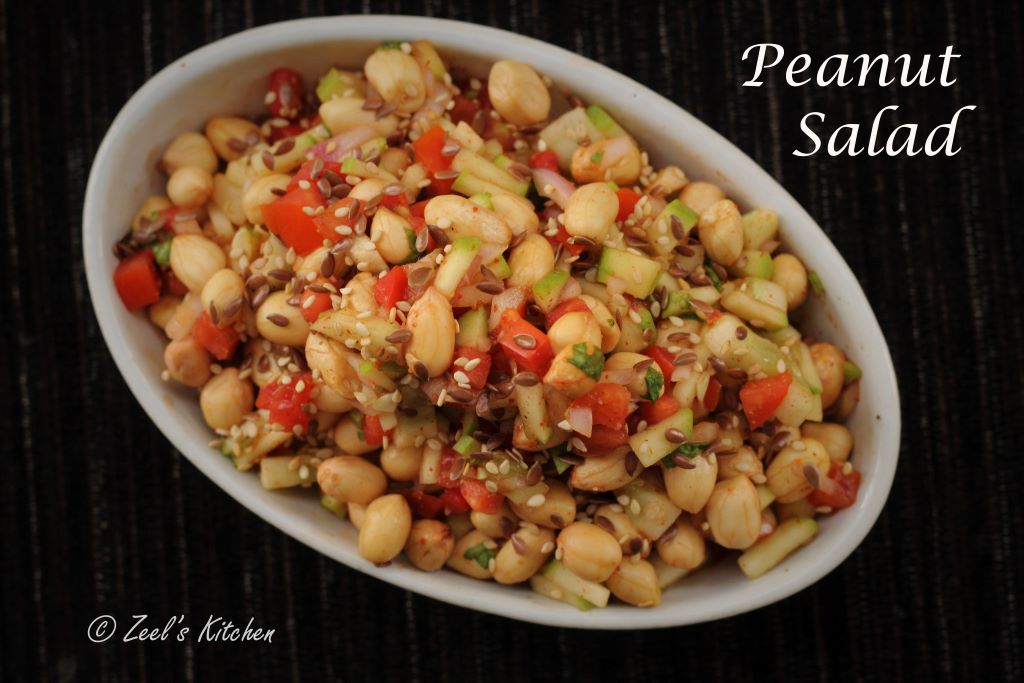 Peanut Salad Recipe | Soaked Peanut Salad | Healthy Weight-loss Peanut Salad 