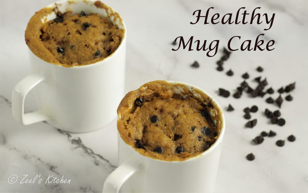 Healthy Mug Cake | Eggless Whole Wheat Jaggery Mug Cake