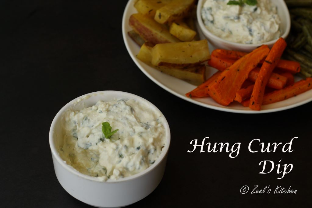 Oven Roasted Vegetables with Hung Curd Dip | Roasted Vegetables in Oven