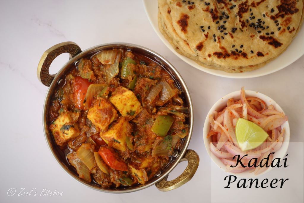 Kadai Paneer Recipe with Homemade Kadai Masala | Easy Kadai Paneer Recipe