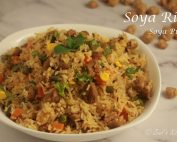 Soya Rice Recipe | Easy Soya Pulao Recipe