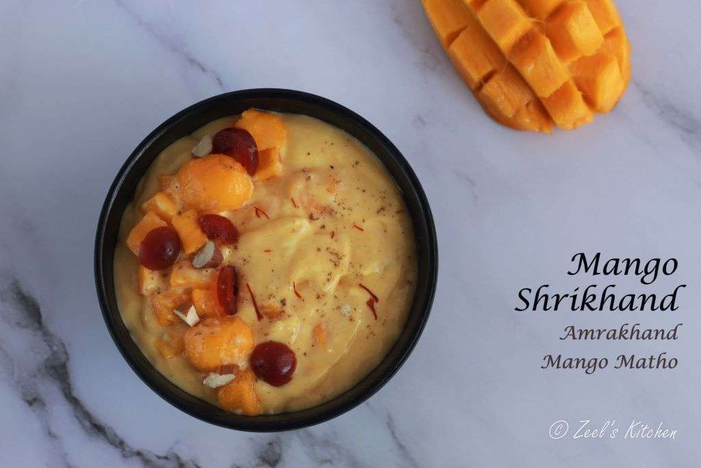 Mango Shrikhand Recipe | Amrakhand Recipe