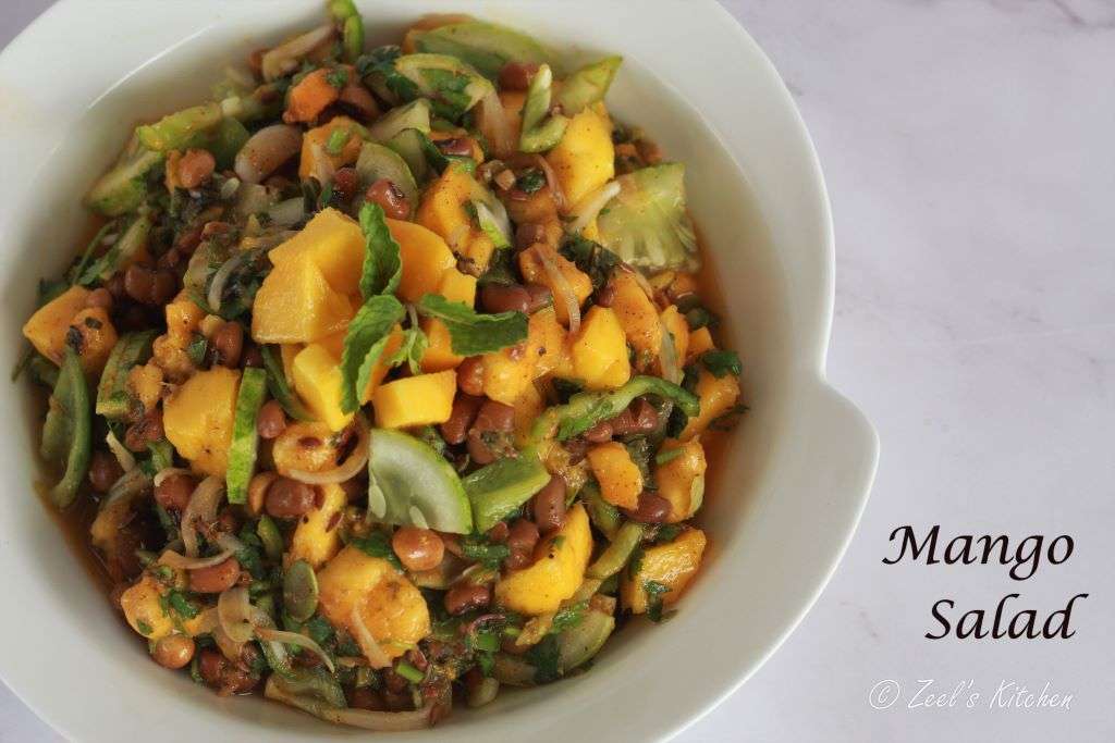 Mango Salad Recipe | Mango and Bean Salad 