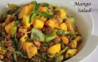 Mango Salad Recipe | Mango and Bean Salad